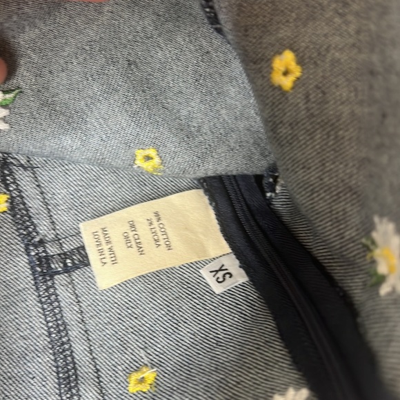 Miaou Daisy Crop Top | Kelly Cap Sleeve - XS - Picture 7 of 7